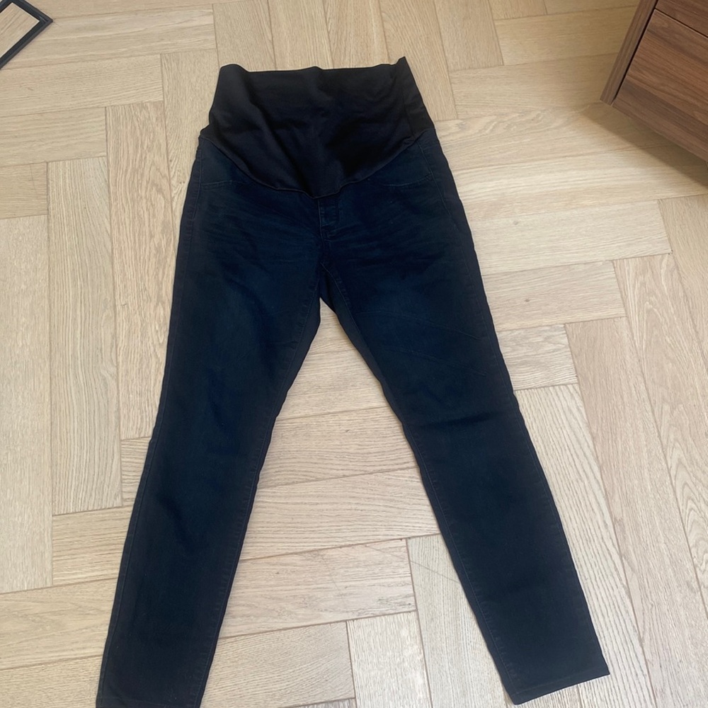 Black maternity jeans